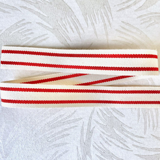 Natural_Cotton_Stripe_Ribbon_Red