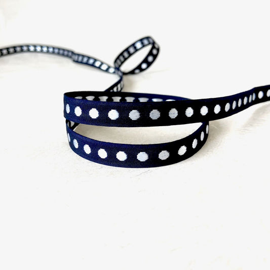 Navy_Dot_Jacquard_Ribbon