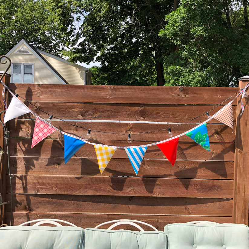Oilcloth Flag Pennant Garland Banner