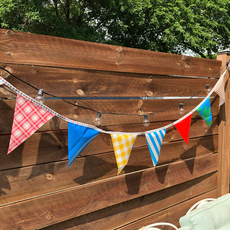 Oilcloth Flag Pennant Garland Banner