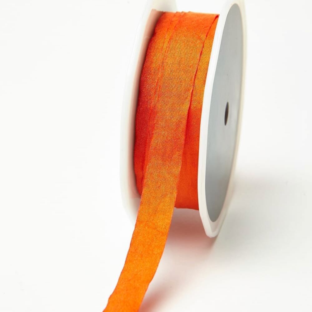    Orange_Faux_Silk_Ribbon