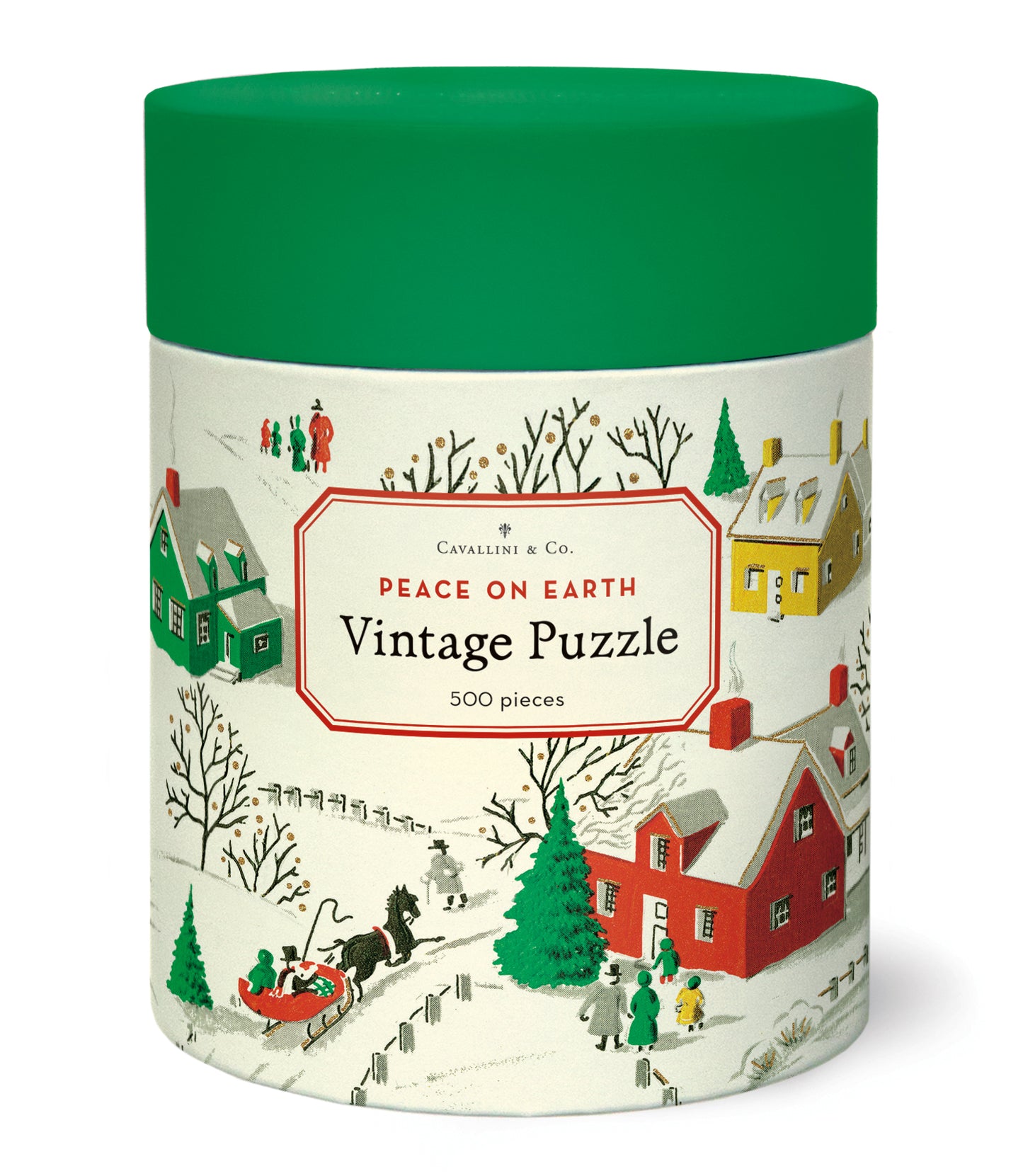 Peace on Earth Vintage Puzzle, by Cavallini