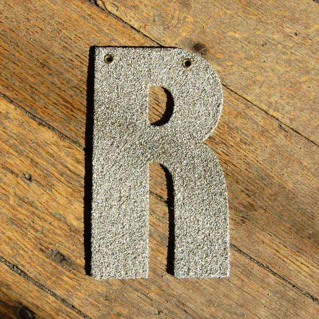 Glitter-letter-R