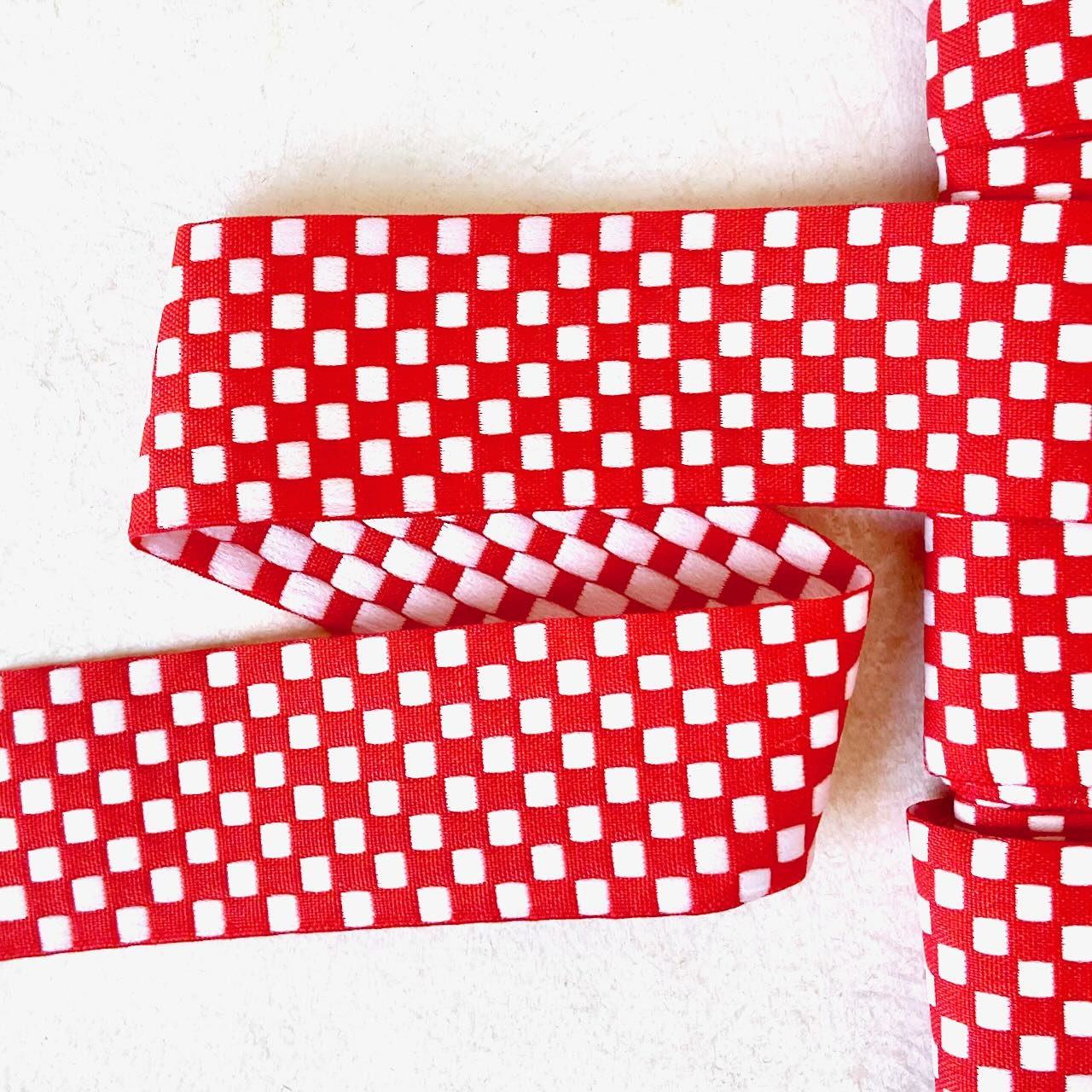 Red_Checkered_Jacquard_Ribbon