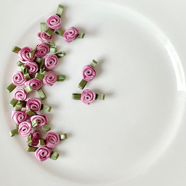 Tiny Rolled Rose - Multiple Colorways