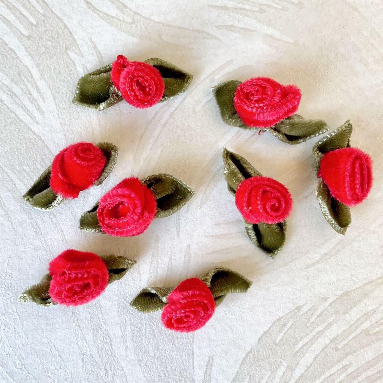 Rolled Velvet Roses - Multiple Colorways