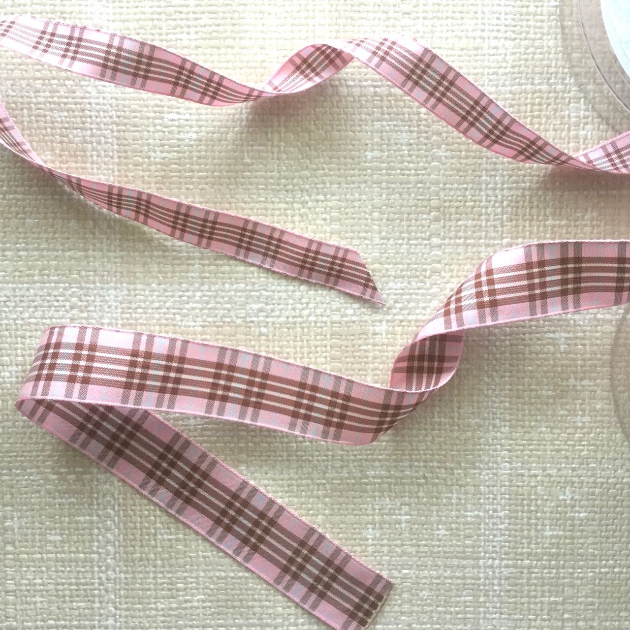 Plaid Taffeta Ribbon - Multiple Colorways