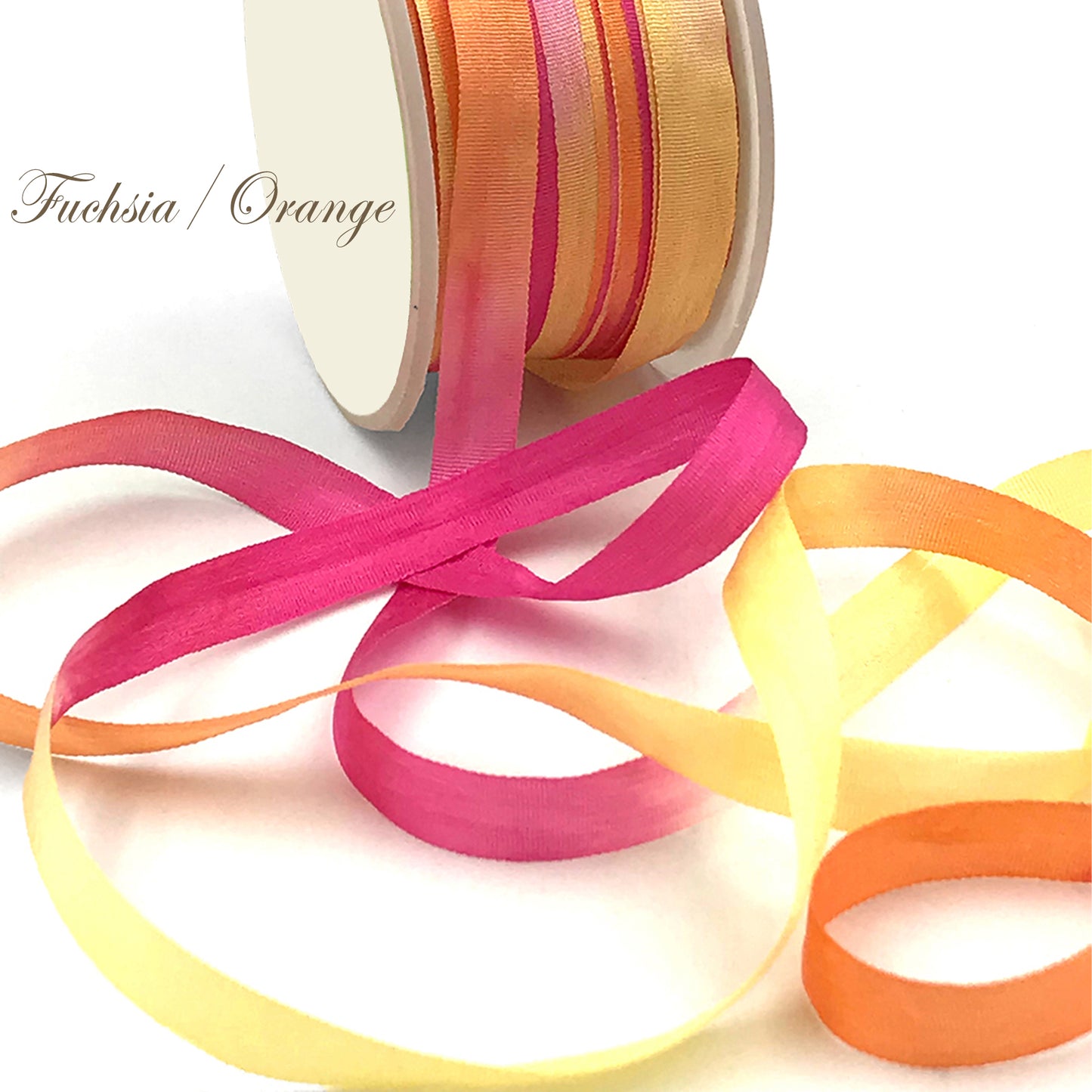 Variegated  China Silk Ribbon