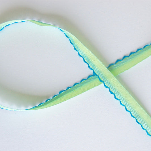 Looped Edge Taffeta Ribbon Trim Piping - Multiple Colorways