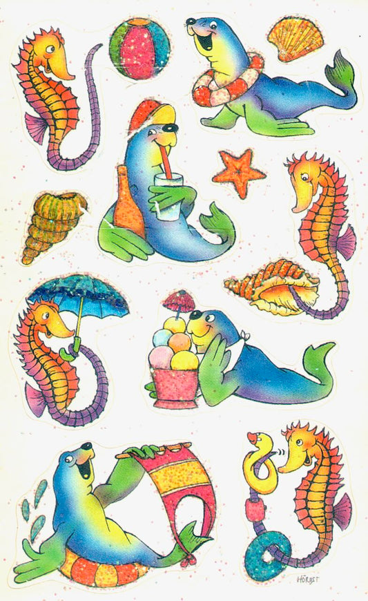 Seals_Seahorses_Stickers