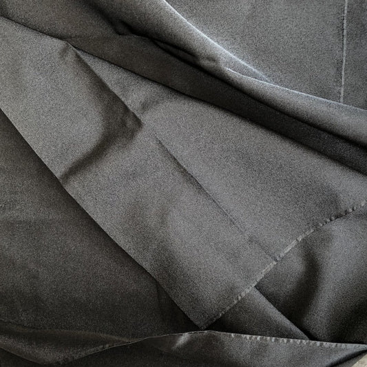 Sheer Black Organdy Fabric - Vintage