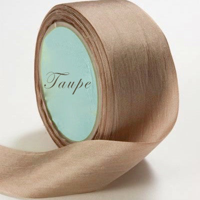 Silk Ribbon, taupe, brown, tan