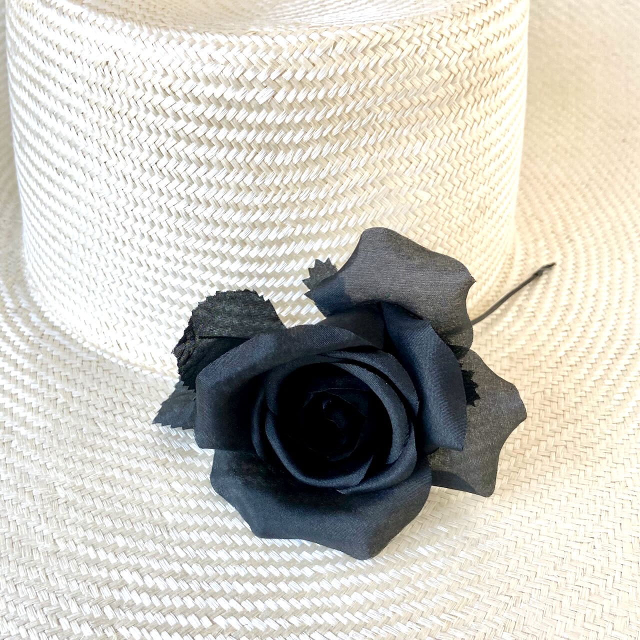 Small Silk Millinery Rose - Multiple Colorways