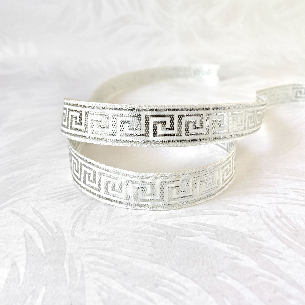 Silver_Greek_Key_Jacquard_Ribbon