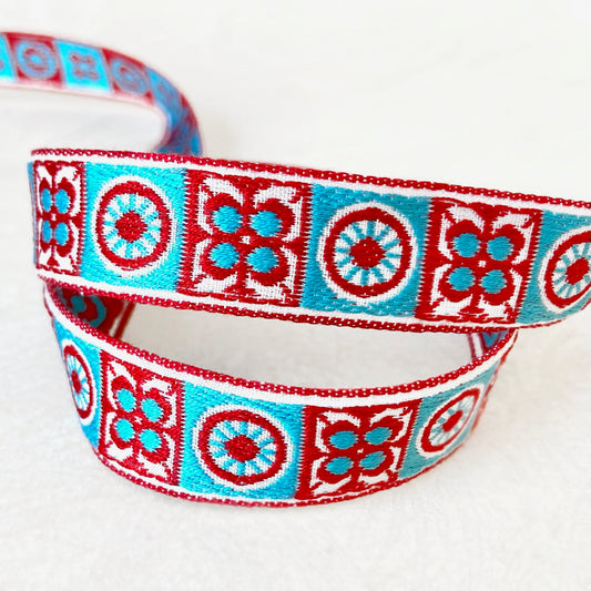 Spoke_Flower_Jacquard_Ribbon