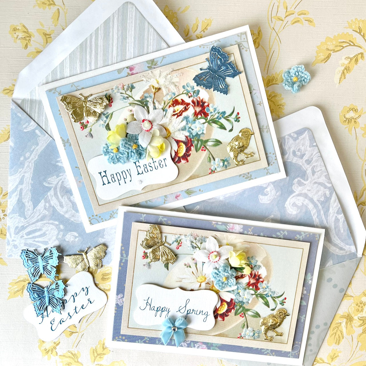 Floral Egg - Spring Card Kit