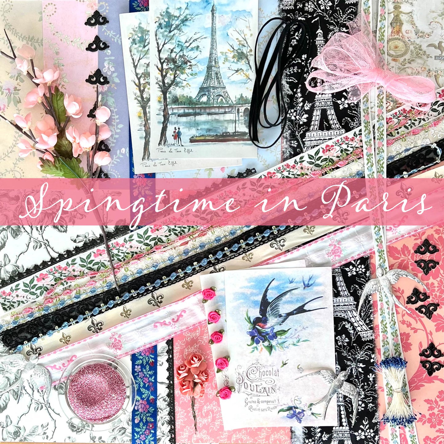 Springtime in Paris ~ Ephemera Collection