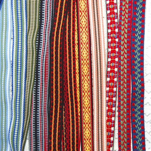 Swedish Cotton Ribbon Trim  - Multiple Colorways
