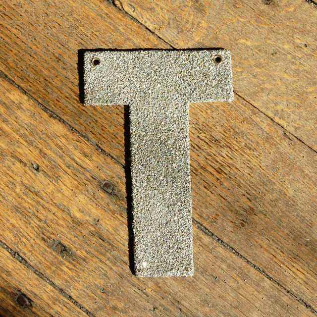 Glitter-letter-T