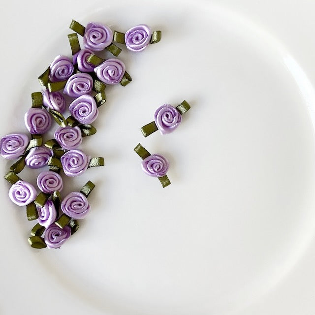 Tiny Rolled Rose - Multiple Colorways