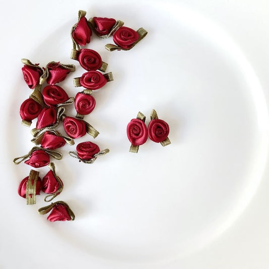 Tiny Rolled Rose - Multiple Colorways