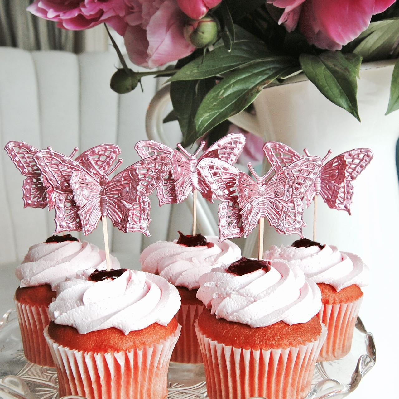Butterfly Cup Cake Toppers