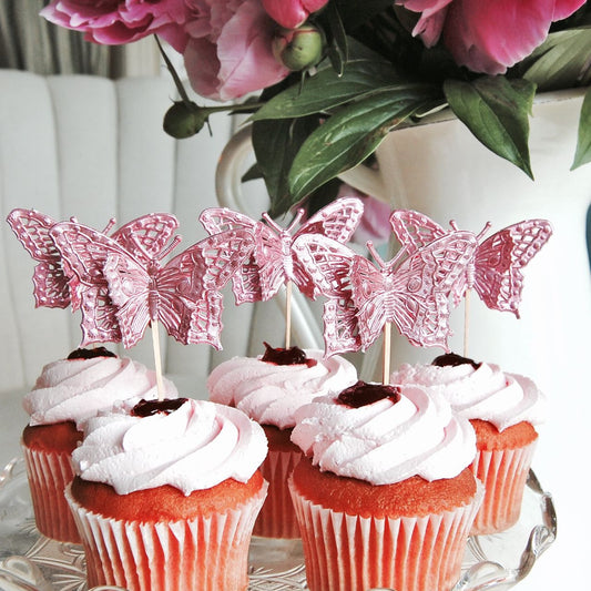 Butterfly Cup Cake Toppers