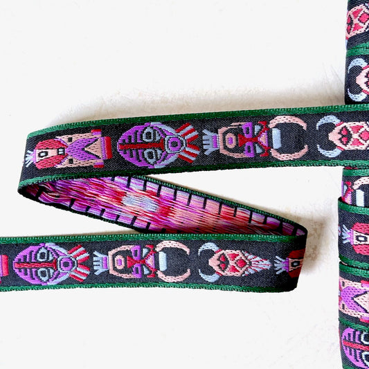 Tribal_Masks_Jacquard_Ribbon