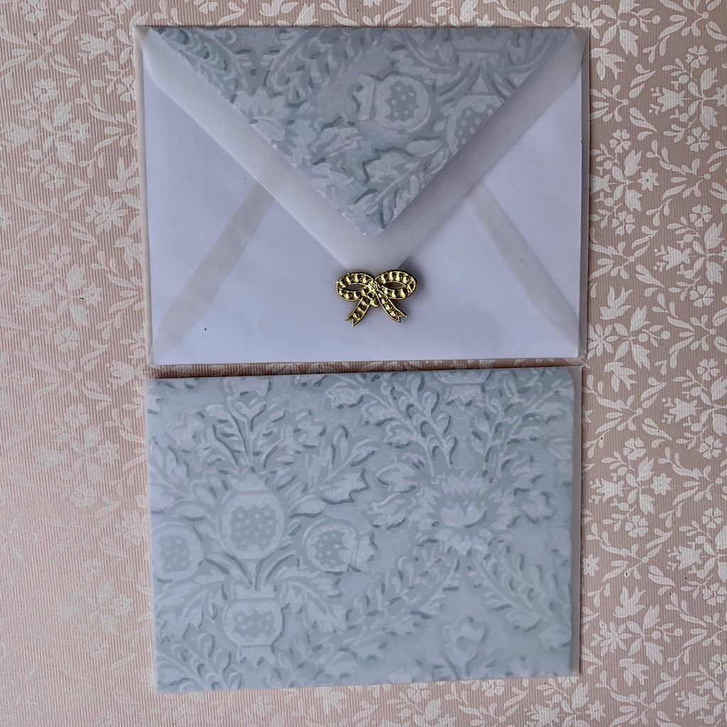 Sugared Floral Bouquet Card - Hand Made