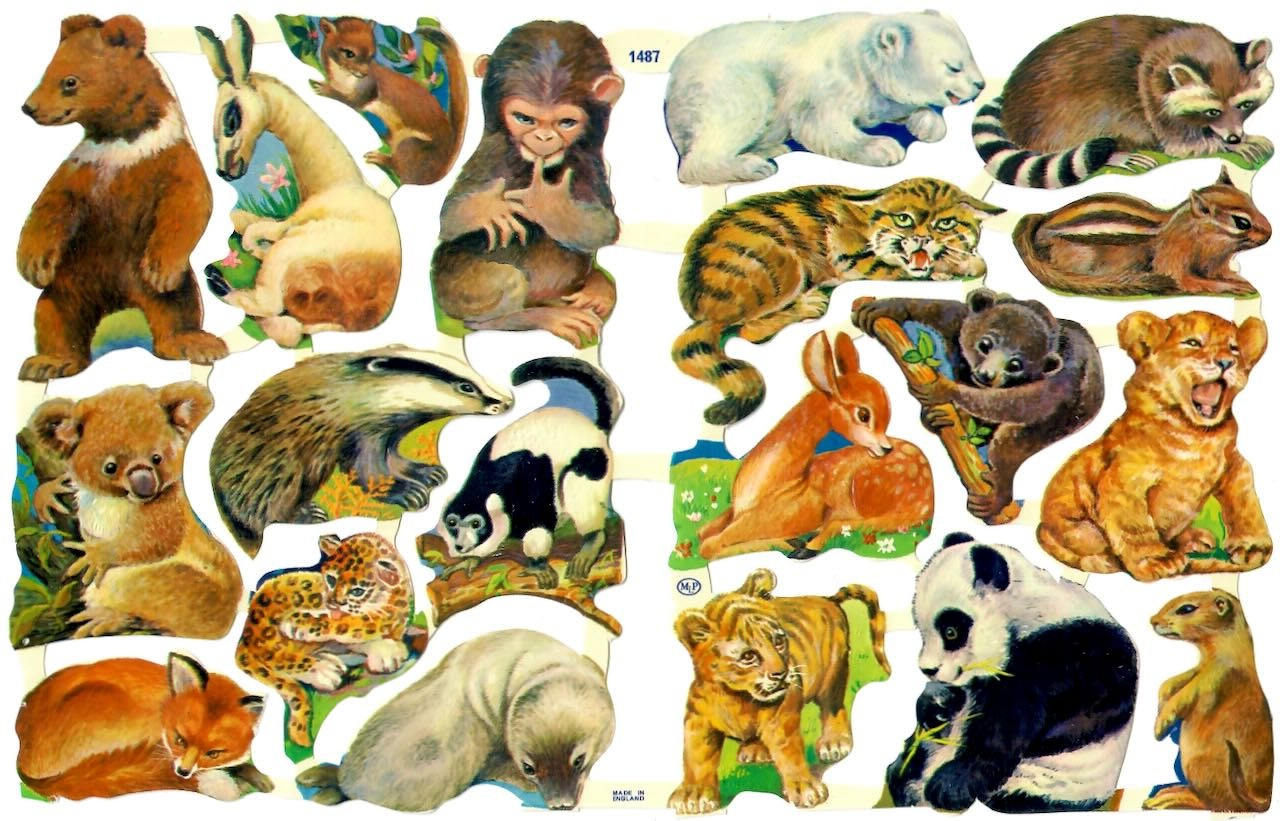 Vintage_Scrapbook_picture_Animals