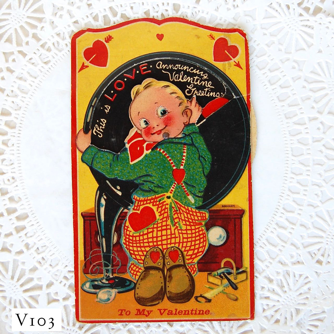 Interactive Vintage Valentines