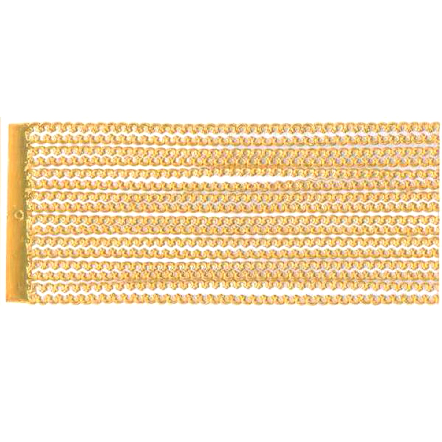 Fleur de Lis Narrow Scallop Border