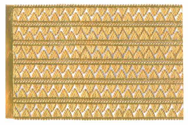 Pennant Point Border, Dresden Trims