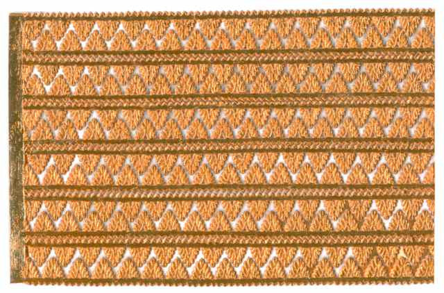 Pennant Point Border, Dresden Trims