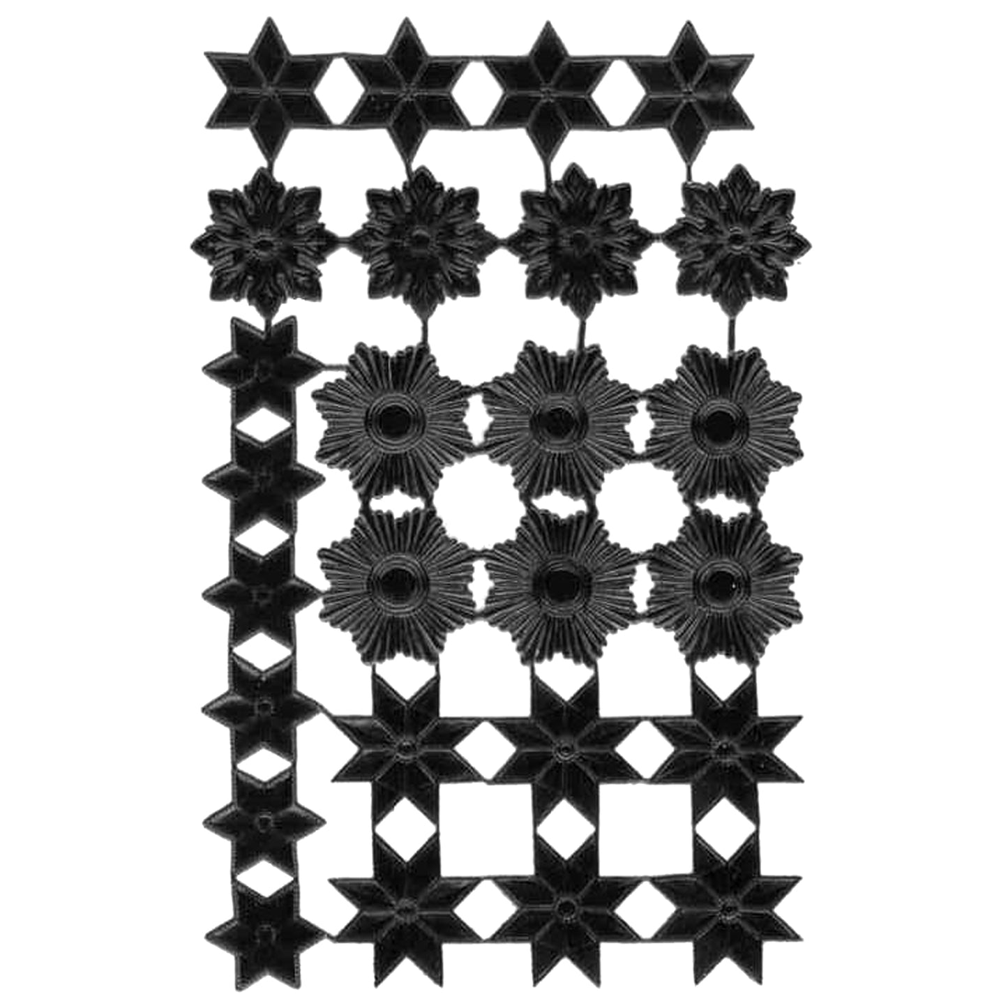 Stars, Assorted, Dresden Trim