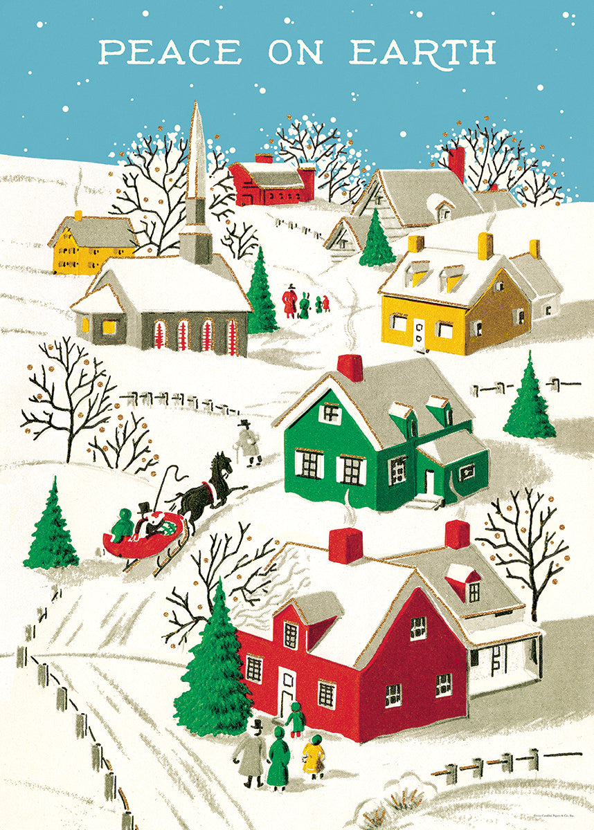 Peace on Earth - Cavallini Wrap & Poster