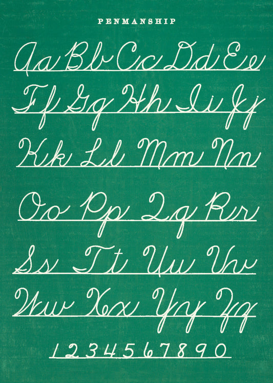 Penmanship - Cavallini Wrap & Poster