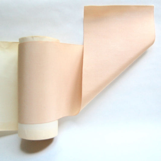 Wide Grosgrain Ribbon, vintage, Beige, Pink, Nude, 6"