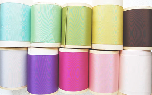 Wide Vintage French Taffeta Ribbon