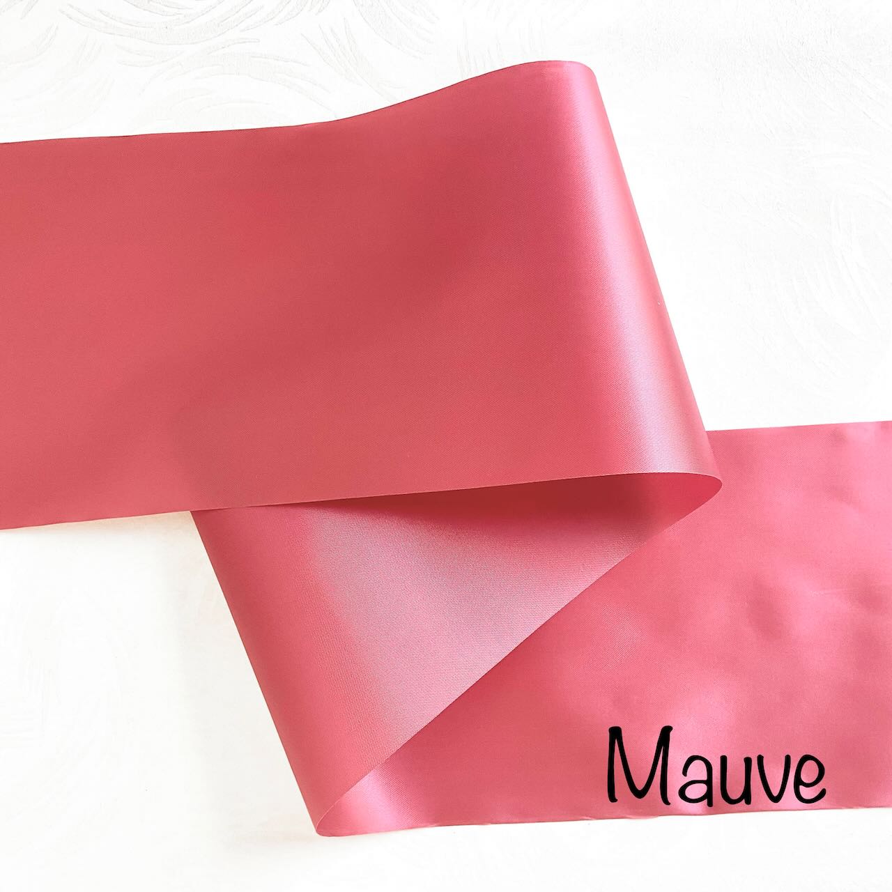 Wide Vintage Satin Ribbon