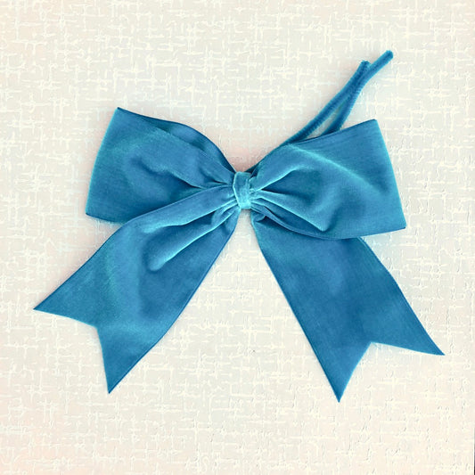 French Velvet Pre-tied Bow