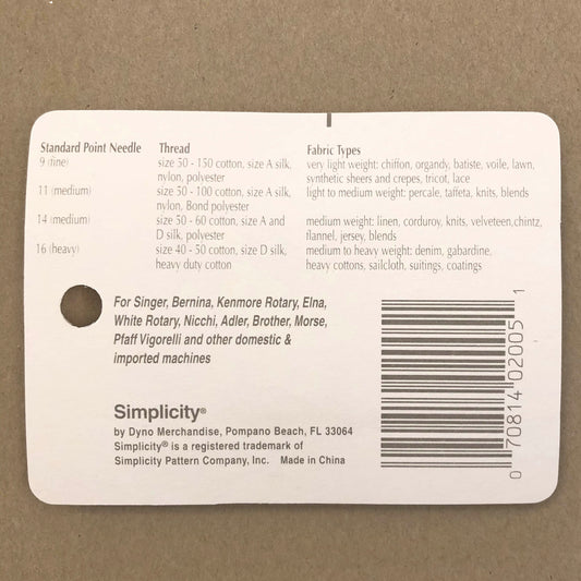 Sewing Machine Needles