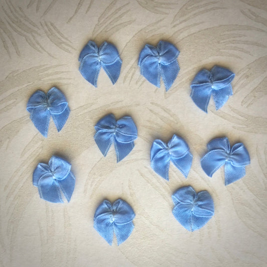 A Dozen Mini Vintage Satin Bows
