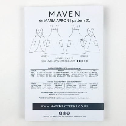 the Maria Apron - Maven Patterns