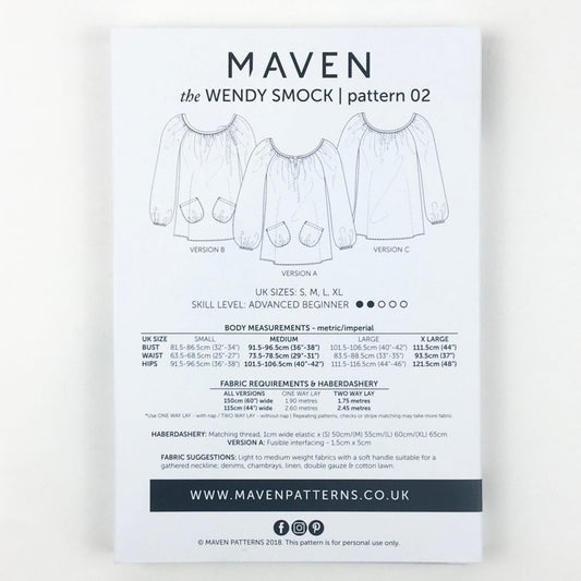 the Wendy Smock - Maven Patterns