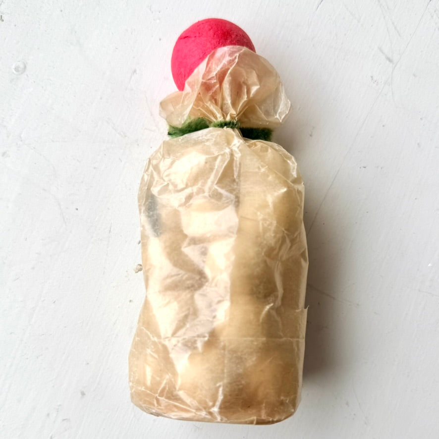 Vintage Spun Cotton Balls Favor Bag