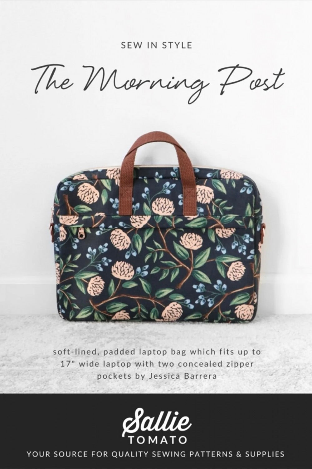 The Morning Post Bag Pattern by Sallie Tomato