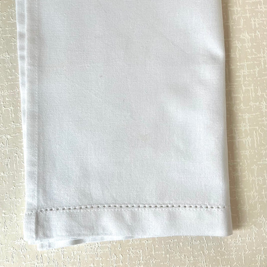 Hemstitch Cotton & Linen Tea Towel