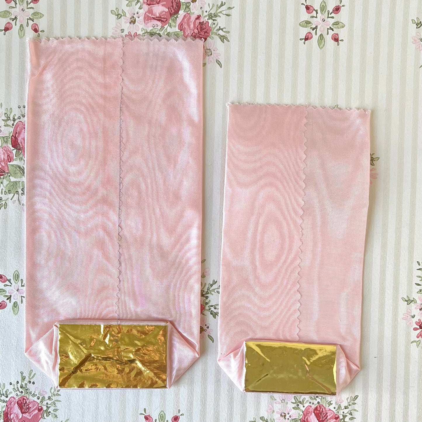 French Moiré Favor Bags - Vintage