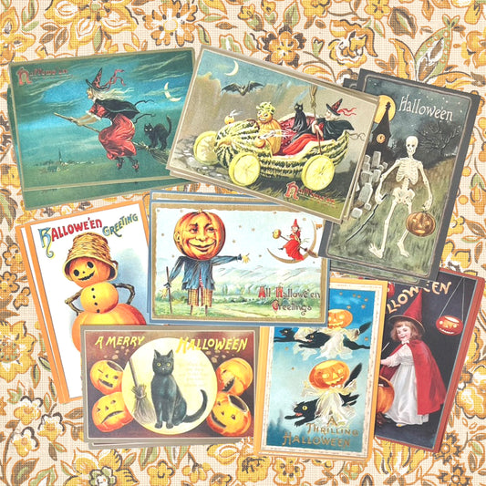 Vintage Halloween - Set of PostCards